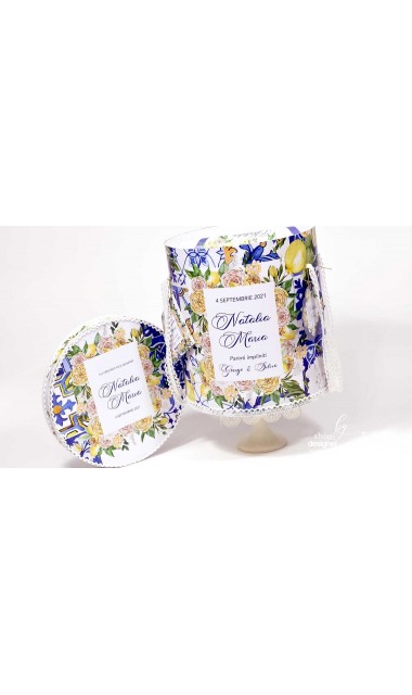 Trusou botez cu flori si lamai ideal pentru un botez vara Limoncello 7